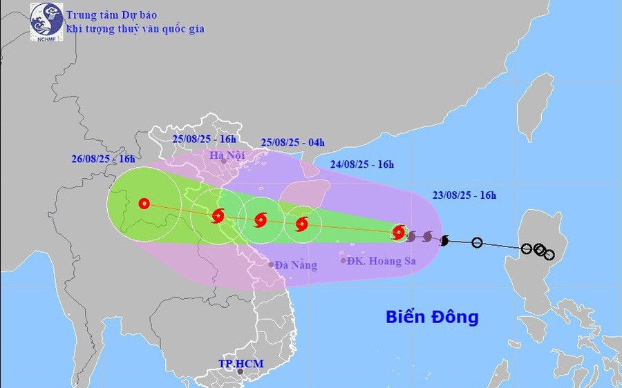 THÔNG BÁO CỦA UBND XÃ BÌNH SƠN VỀ VIỆC CHỦ ĐỘNG ỨNG PHÓ VỚI CƠN BÃO SỐ 5